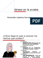 Los Sucedáneos en La Prueba