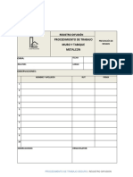 Registro Procedimiento Muro y Tabique Metalcon