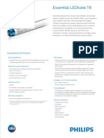 ODLI20180227 001-UPD-es CO-Ficha Tecnica Tubo LED T8 Essential 100-240V Vidrio