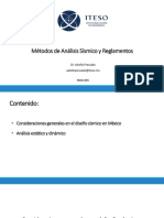 Presentacion 9 Metodos de Analisis Sismico Reglamentos