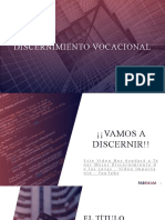 Discernimiento Vocacional