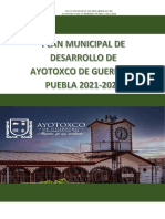 Plan Municipal de Desarrollo de Ayotoxco de Guerrero 2021-2024