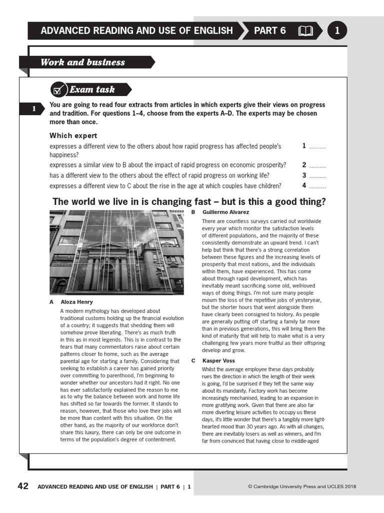 Homework - Reading Part 6 | PDF | Plastic