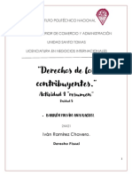 U5 - Act. 1 - ""Derechos de Los Contribuyentes.".barron Milian Ana Raquel