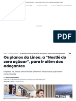 Os Planos Da Linea, A "Nestlé Do Zero Açúcar", para Ir Além Dos Adoçantes - Exame