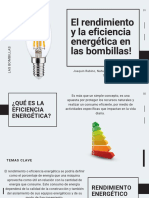 La eficiencia energética de las bombillas LED