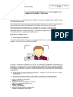 Procedimiento Usuario y Contraseña - EST