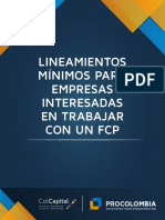 ColCapital ProColombia Lineamientos Minimos para Empresas