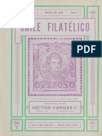 Chile Filatelico No 01 - 1929 Marzo