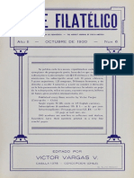 Chile Filatelico No 06 - 1930 Octubre