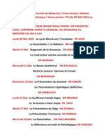 Programme Des Cours