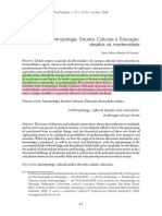 Antropologia, Estudos Culturais e educação