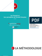 OpinionWay Pour Le CEPS - Les Français Et Leur Perception de L'armée Française - Juin 2021