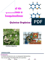 Unidad 10 Quinolinas e Isoquinolinas