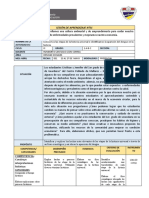 SESIÓN DE APRENDIZAJE N01 Etapas de La Historia Universal