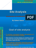 Site Analysis Example