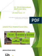 Administrasi Pembangunan Desa