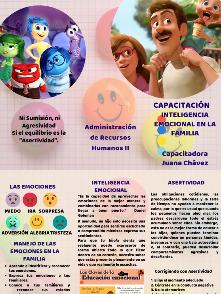 Manejo de Emociones en la Familia | PDF | Las emociones | Autoestima
