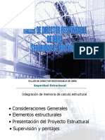 Taller Seguridad Estructural