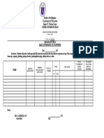 New Be Attendance Form