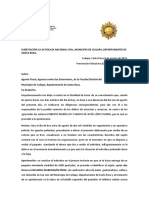 Acta de Prevención Policial (Aprehensión)