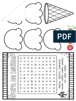 Sopa de Letras y Partes de Un Helado 1ro