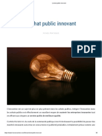 L'achat Public Innovant