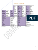 Adjetivos y comparaciones