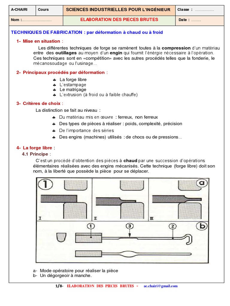1 Déformation Plastique Pdf Acier Métaux