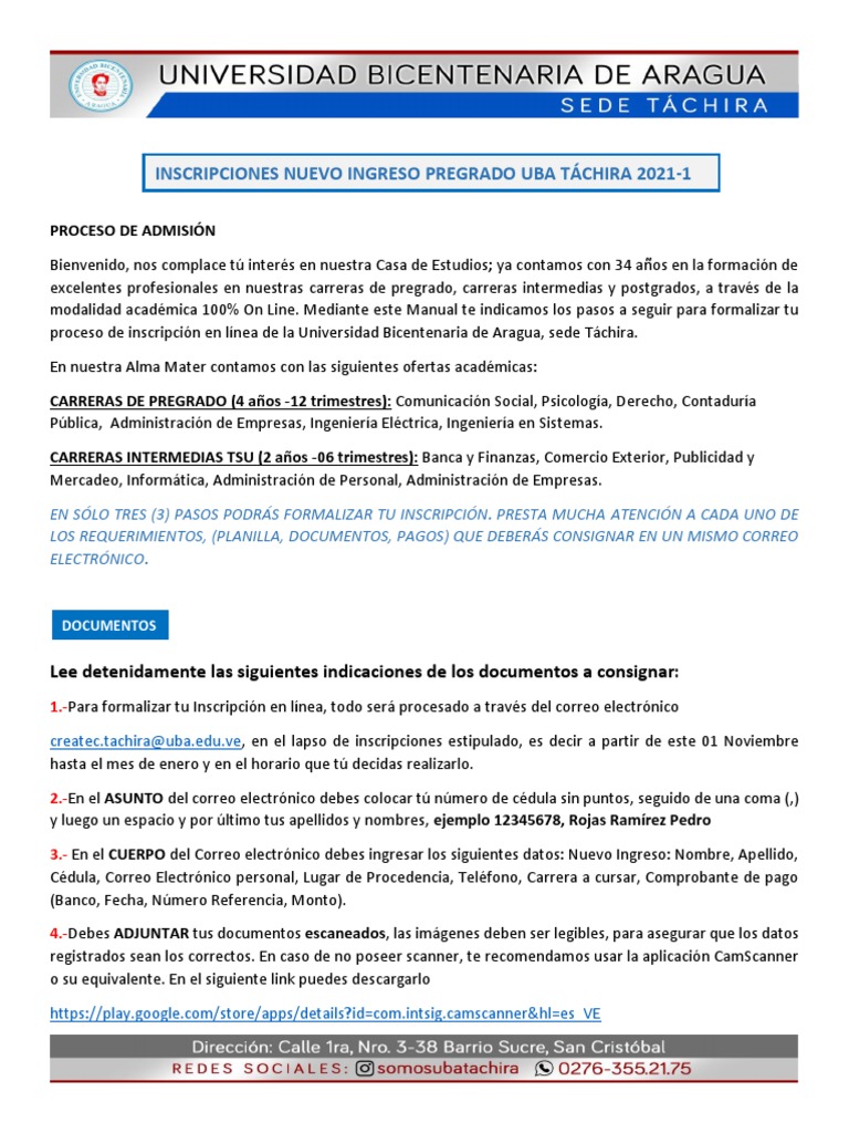 Manual Pregrado 20enero Uba | PDF | Universidad | Educación más alta