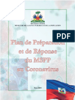 Plan de Préparation Et de Réponse Du MSPP Au Coronavirus - Version Web