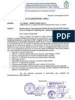 Expediente de Declaracion de Gastos 2022 de La I.E 41060 Sayrosa - Puyca