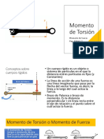 Momento de torsión y equilibrio rotacional