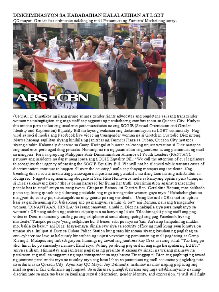 Balita Tungkol Sa Lgbtq 2025 