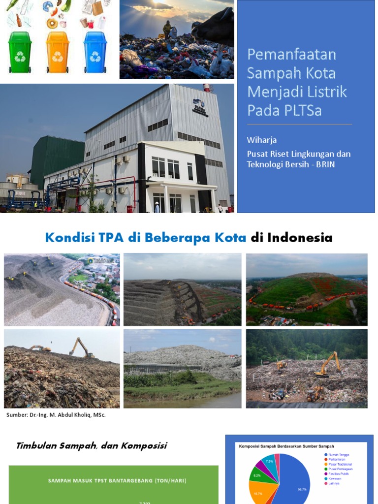 Pemanfaatan Sampah Kota Menjadi Listrik Pada Pltsa | PDF | Sains ...