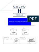 PETS 21vaciado de Concreto GRUPO H