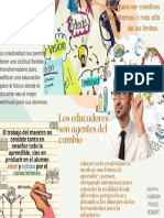 Díptico Docente Creativo