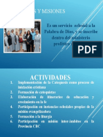 Catequesis y Misiones