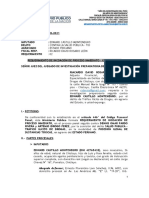 Requerimiento de incoación de proceso inmediato contra Edward Castillo Montenegro por delito contra la salud pública