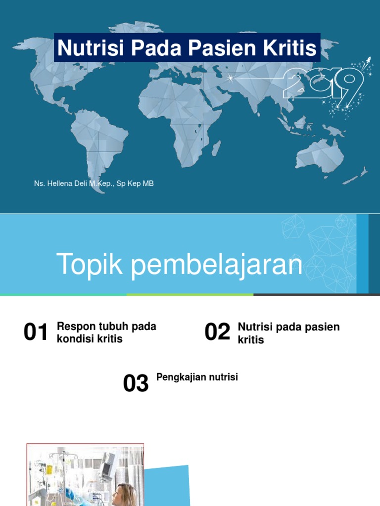 Nutrisi Kritis: Panduan untuk Pasien ICU | PDF