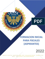 Manual Formación Inicial para Ministerios Públicos Aspirantes 2022