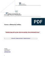 IPSI - ESPECIALISTA EN PSICOLOGIA PSICOSOMATICA - TEMA XI - Ginecologia