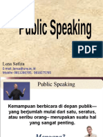 PUBLIC SPEAKING