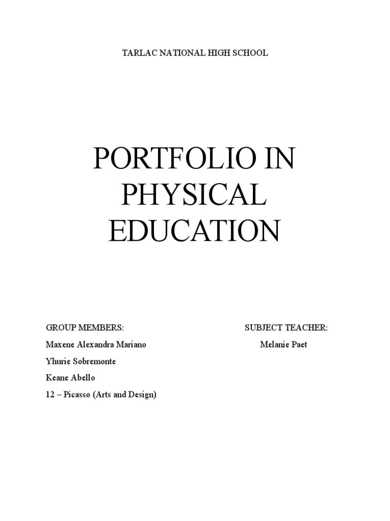 Portfolio Pe | PDF | Dances | Philippines