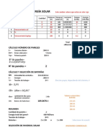 Calculo Energía Solar