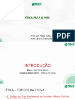 Ética para O Inss: Prof. Me. Fabio Tadeu Rocchi Insta: @prof - Fabiotadeurocchi