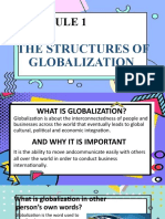 Structures of Globalization