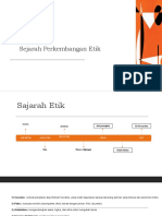 Sejarah Perkembangan Etik