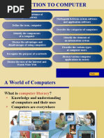 Introduction To Computers