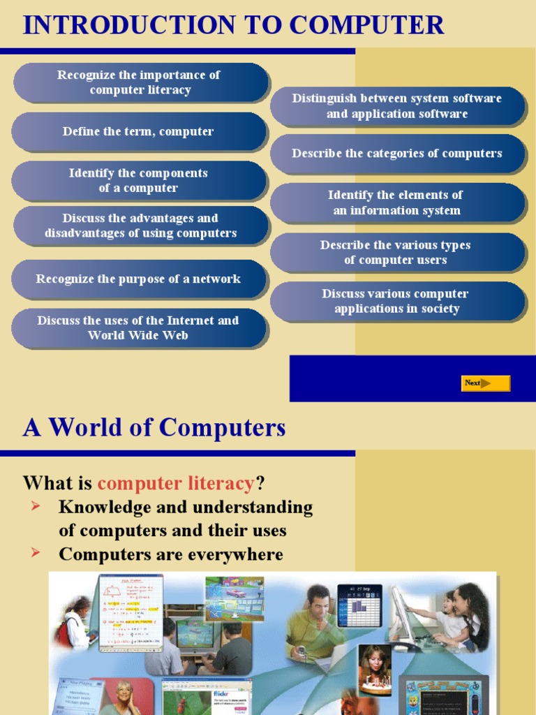 Introduction To Computers | PDF | World Wide Web | Internet & Web